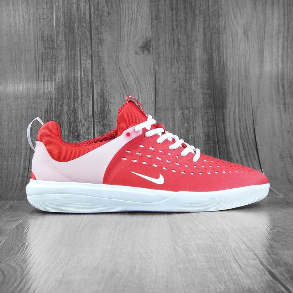 Nike SB Zoom Nyjah 3 Shoes - University Red/White (BRAND NEW) - Picture 2 of 3